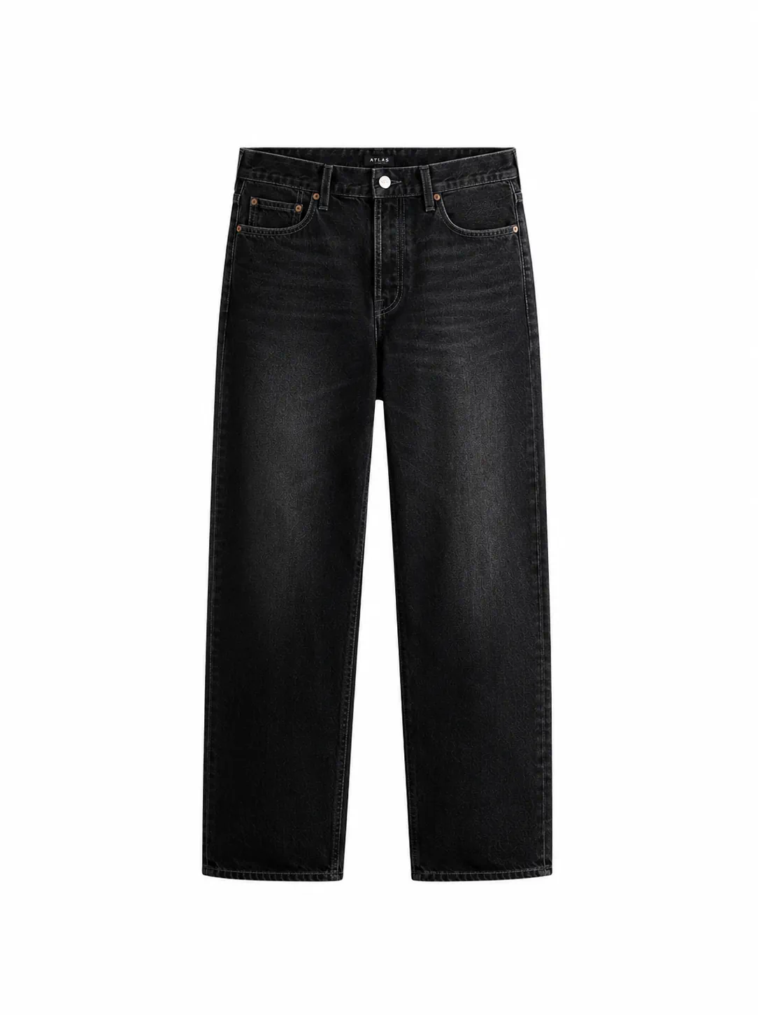 BLACK STRAIGHT DENIM
