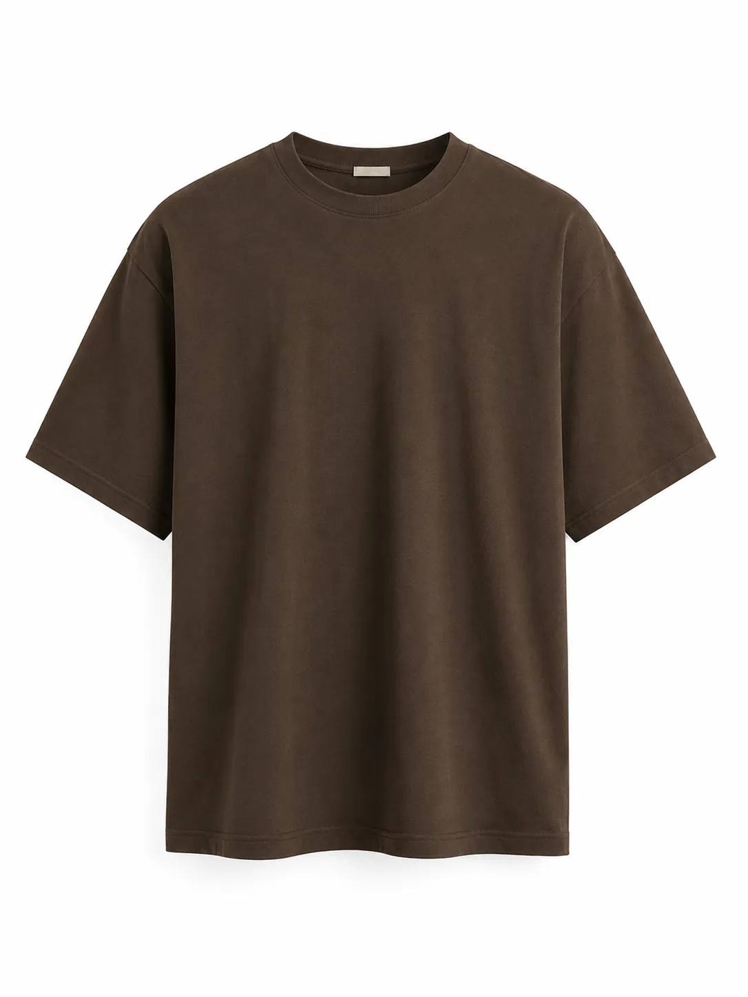 BROWN RELAXED T-SHIRT