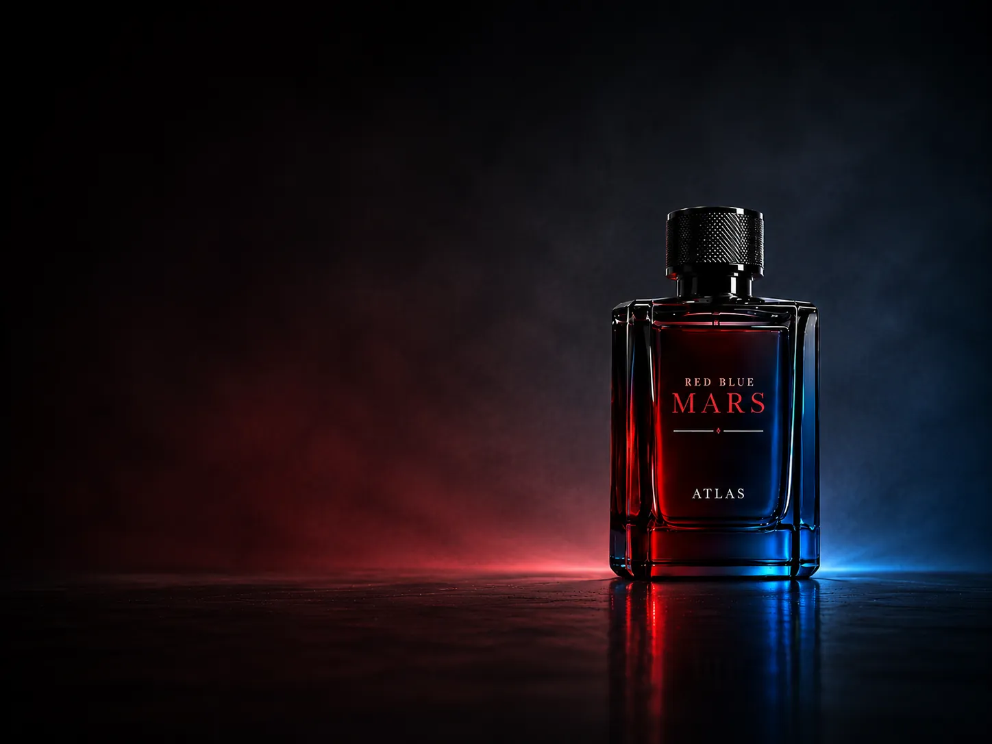 Atlas Red Blue Mars